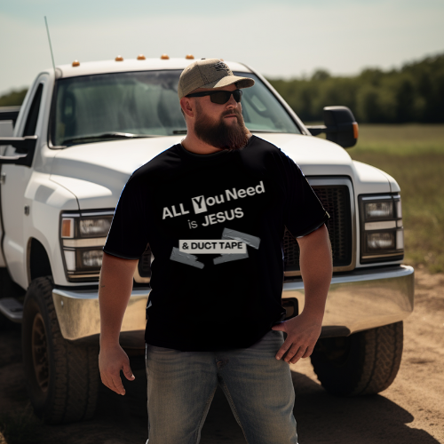 All You Need is Jesus & Duct Tape - Classic T-Shirt