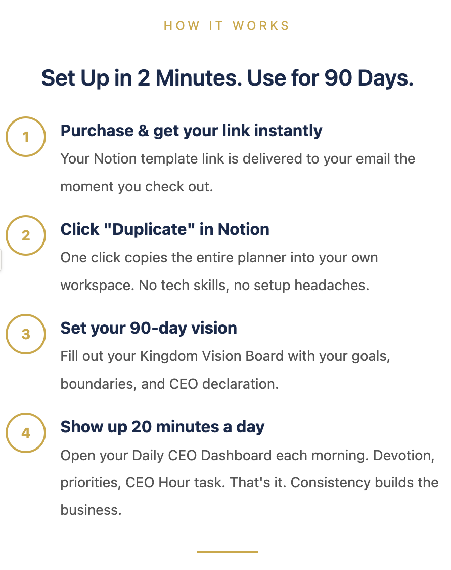 Blessed & Built Digital Planner - Notion Template