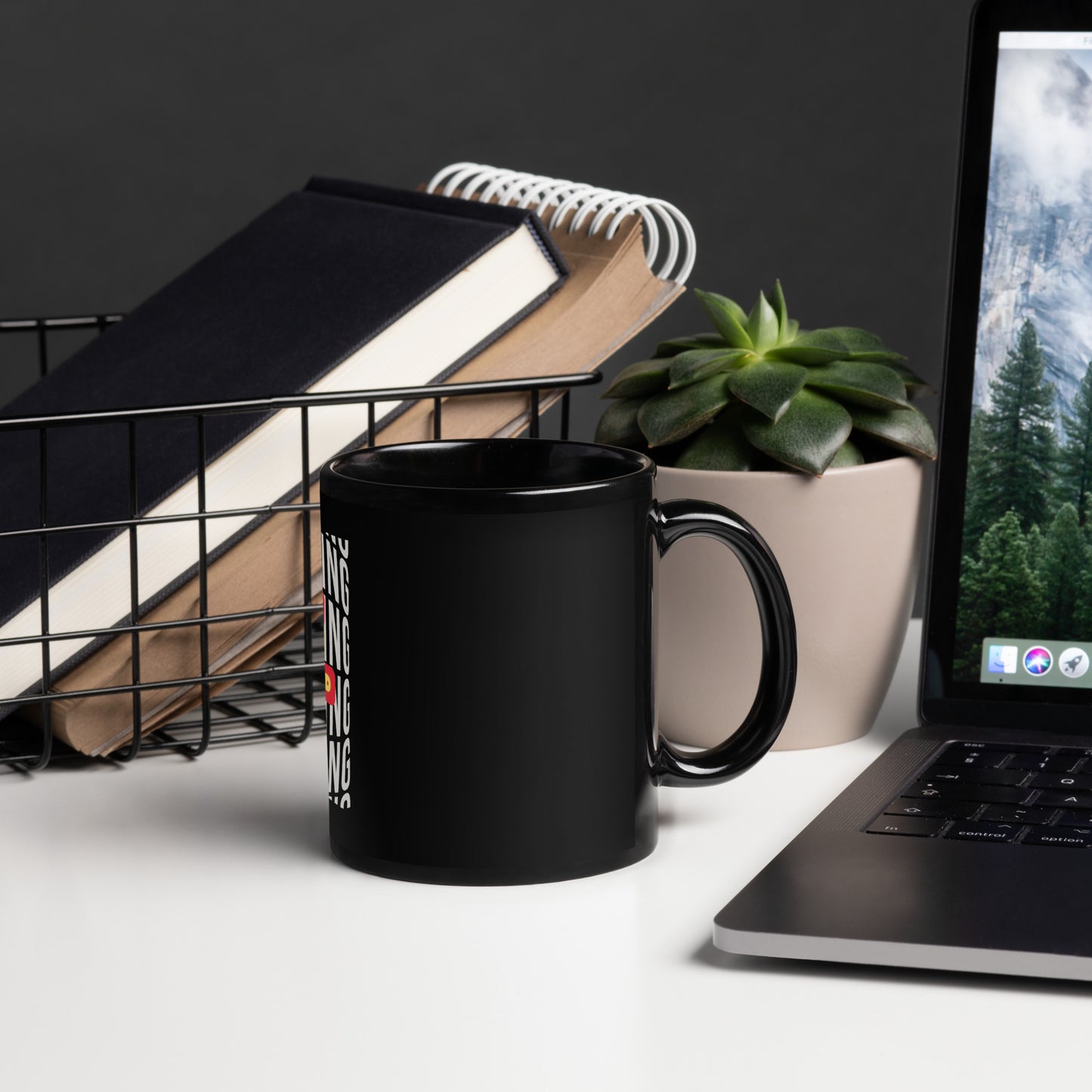 Extra Grace Required - Glossy Black Mug