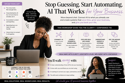 AI Workshop - It's time to Automate what you Tolerate!
