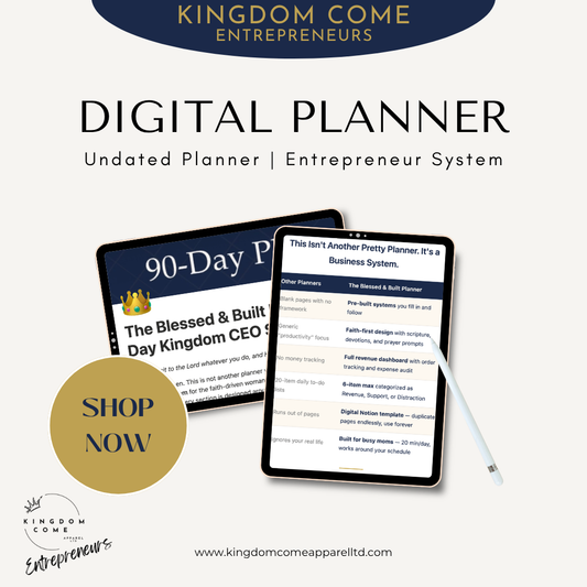 Blessed & Built Digital Planner - Notion Template